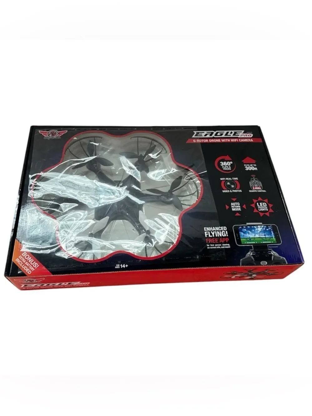 Eagle Pro 6-Rotor Drone with a Wi-Fi camera NIP